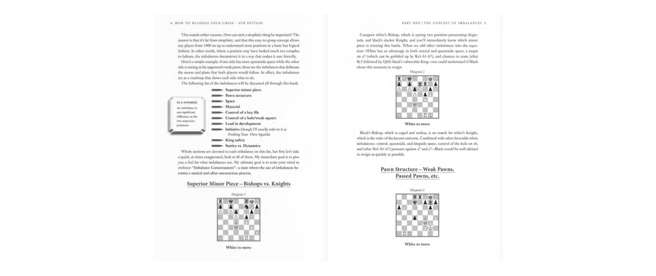 How to Reassess Your Chess 4th Edition: Chess Mastery Through Imbalances by Jeremy Silman