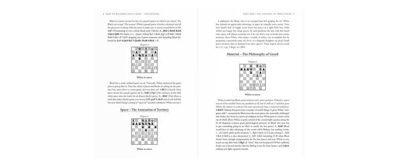 How to Reassess Your Chess 4th Edition: Chess Mastery Through Imbalances by Jeremy Silman