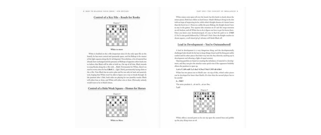 How to Reassess Your Chess 4th Edition: Chess Mastery Through Imbalances by Jeremy Silman