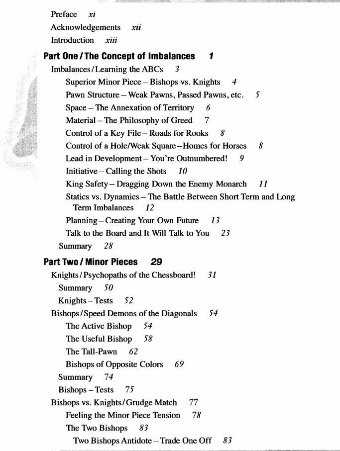How to Reassess Your Chess 4th Edition: Chess Mastery Through Imbalances by Jeremy Silman