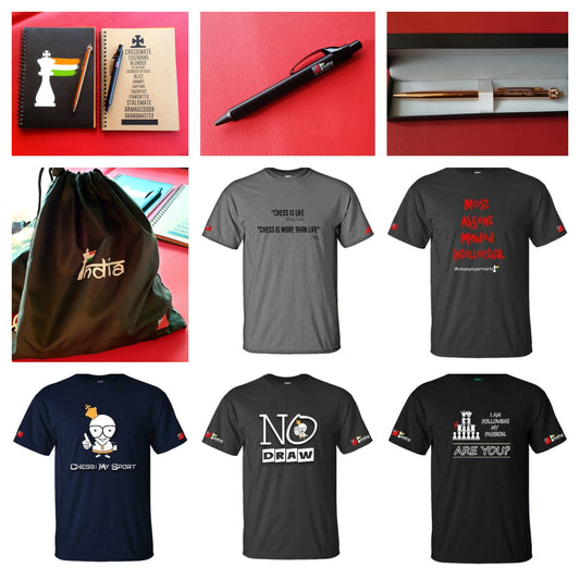 Bronze Hamper: T-shirt + 2 Notebooks + 2 Pens + Pouch