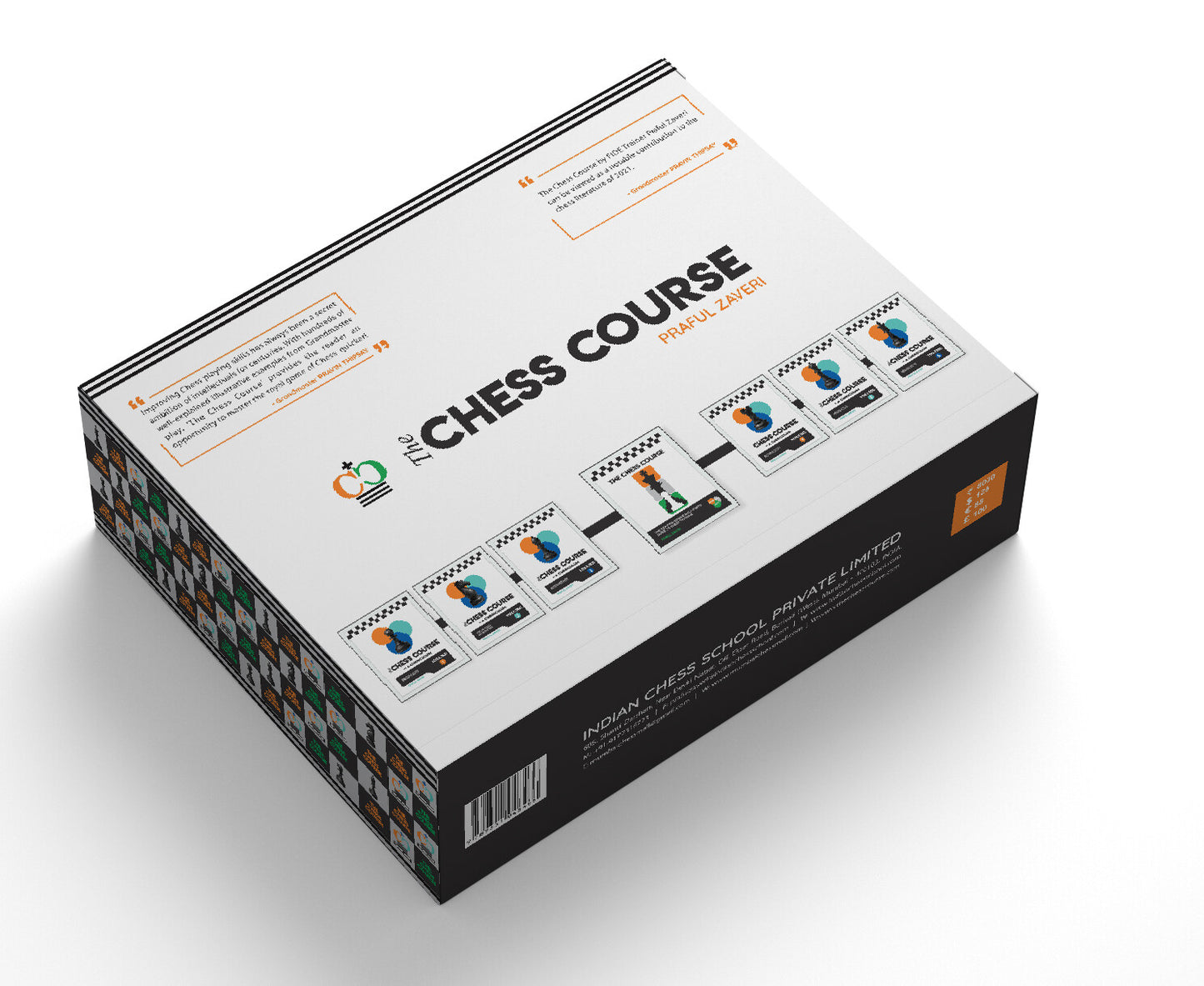 The Chess Course by Praful Zaveri (A Pack of Seven Books) - Revised Edition