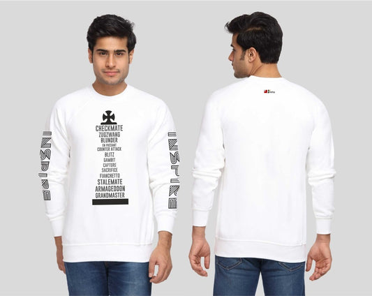 Sweatshirt - Premium King Of Words (White)