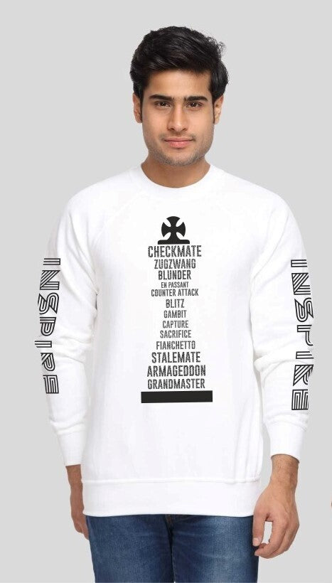Sweatshirt - Premium King Of Words (White)