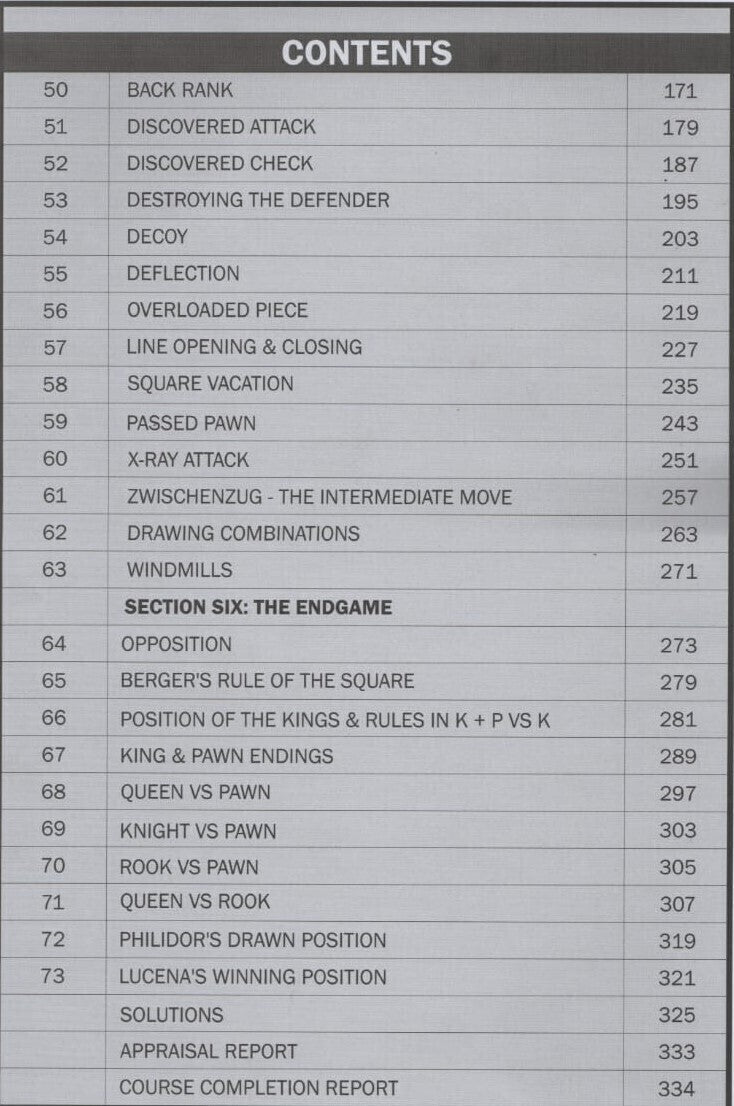 The Chess Course by Praful Zaveri (A Pack of Seven Books) - Revised Edition