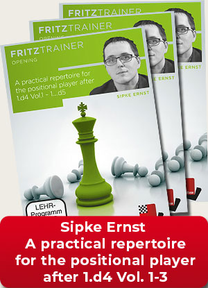 A practical repertoire for the positional player after 1.d4 Vol.1 – 3 by Sipke Ernst