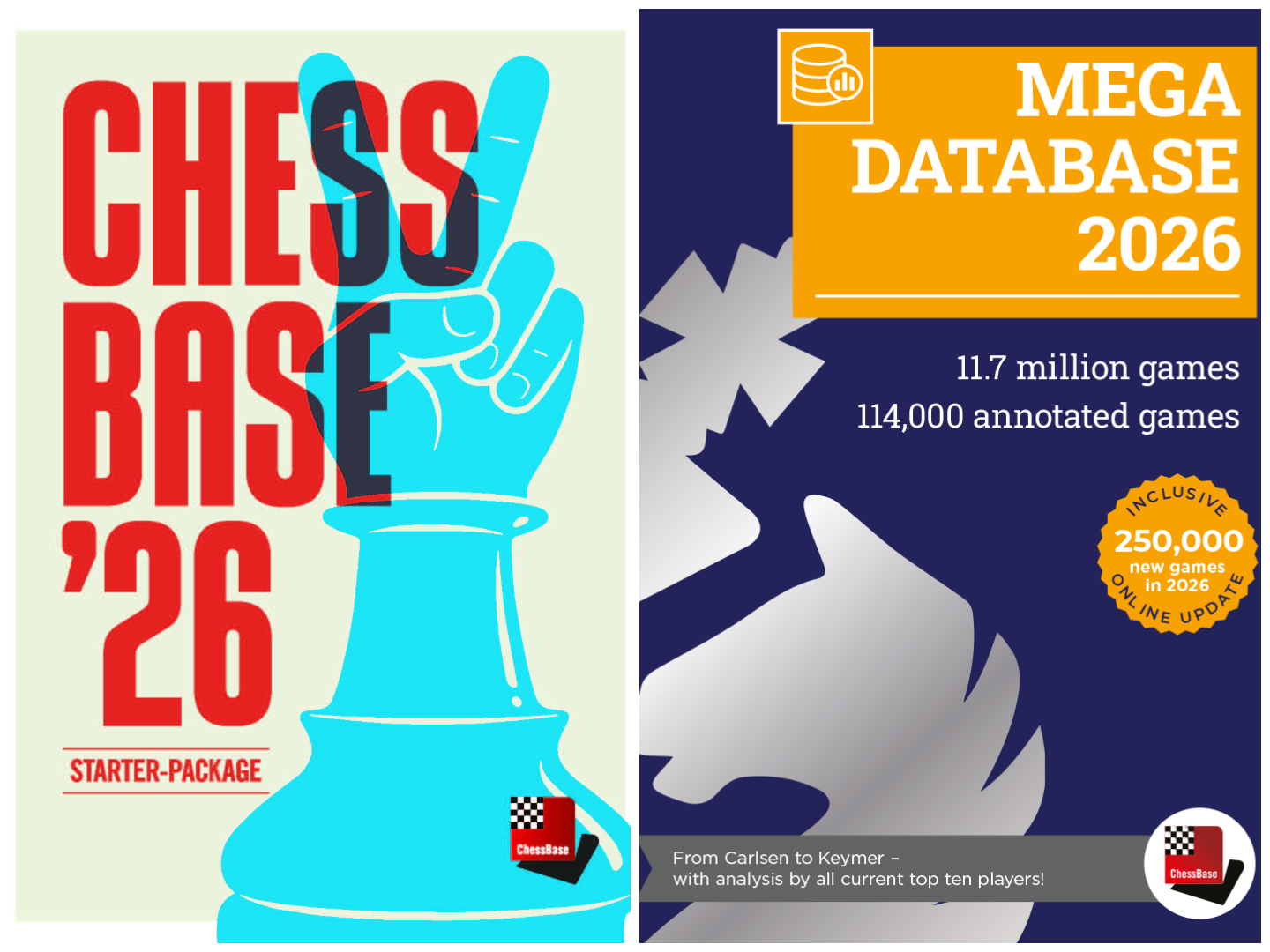 ChessBase '26 + Mega Database 2026 Combo