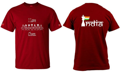 I Love Chess Red T-Shirt