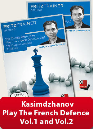 Top Choice Repertoire: Play the French Defence Vol.1 & 2 by Rustam Kasimdzhanov