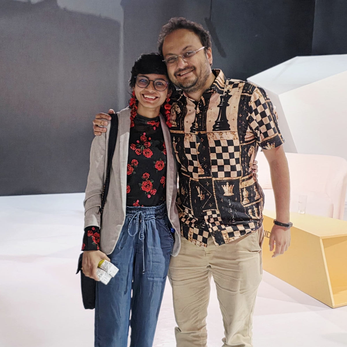 Trendy Chess Pieces Graphic Rayon Shirt - Pre Order