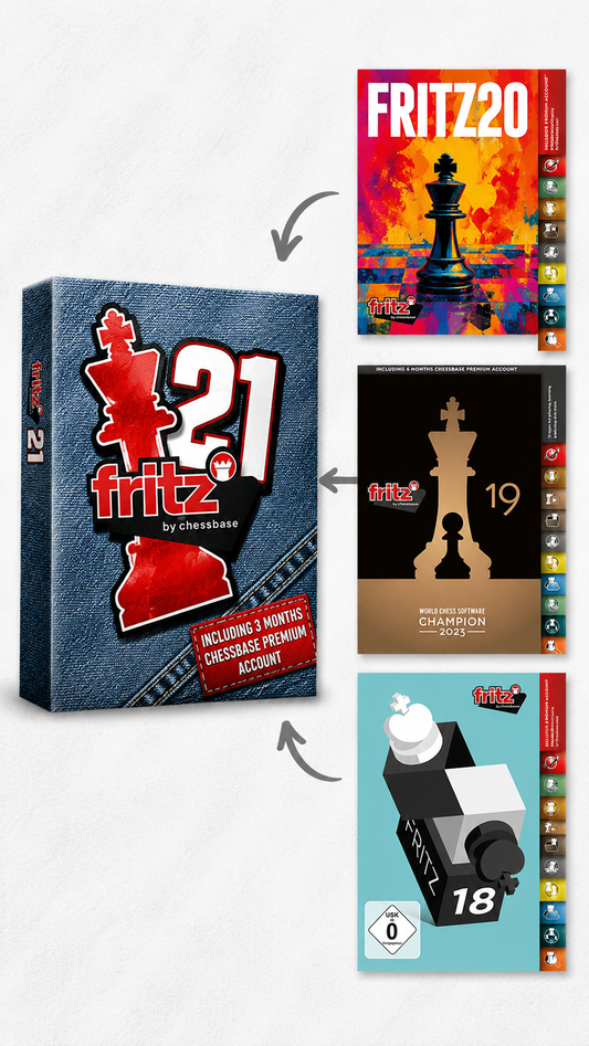 Fritz 21 upgrade from Fritz 18, 19 or 20